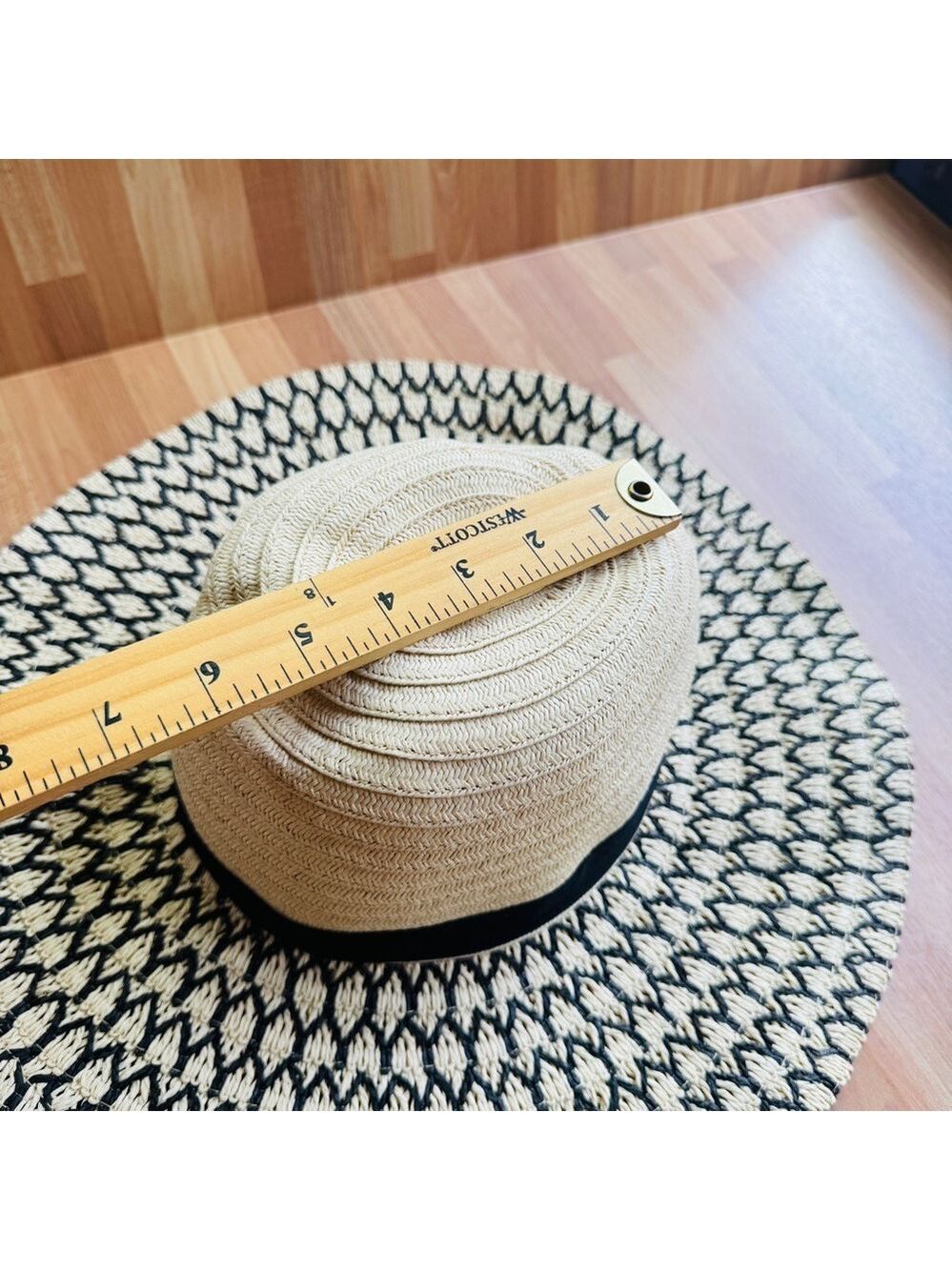 Shiraleah wicker summer women's hat nwot - Picture 5 of 11